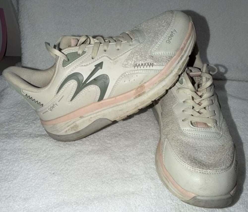 Gravity Defyer Women's G-Defy Energiya Gray & Pink Athletic Shoes Size 8.5